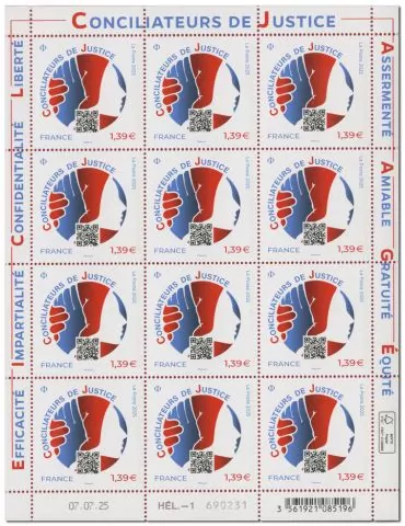 n° F196 - Timbre France Feuillets de France (n° 5894)