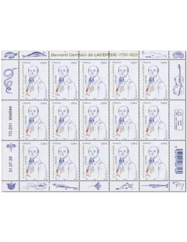 n° F199 - Timbre France Feuillets de France (n° 5903)