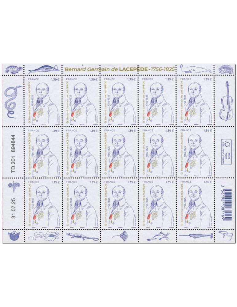 n° F199 - Timbre France Feuillets de France (n° 5903)