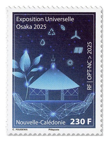 n° 1490 - Timbre Nelle Calédonie Poste (OSAKA 2025 - 13 25 012)