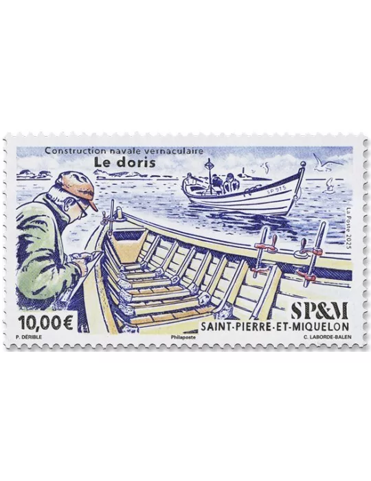 n° 1369 - Timbre Saint-Pierre et Miquelon Poste (LE DORIS)