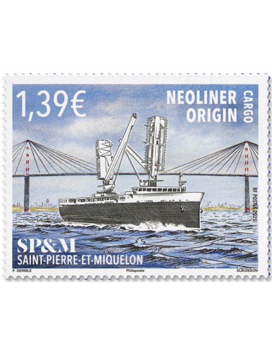 n° F1359 - Timbre Saint-Pierre et Miquelon Poste (BLOC CARGO NEOLINE - 12 25 111)