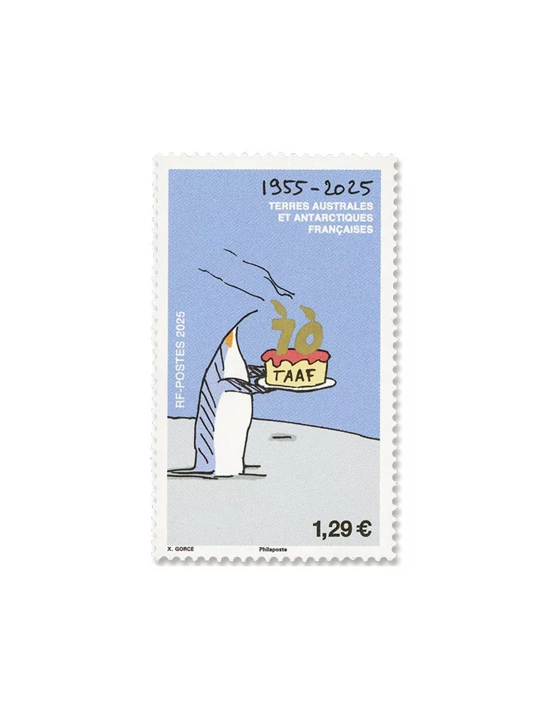 n° 1130 - Timbre TAAF Poste (70 ans des TAAF)