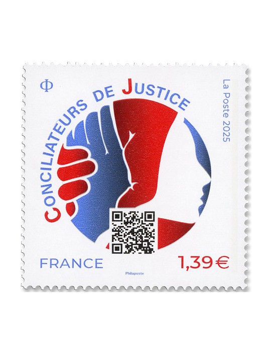 n° 5894 - Timbre FRANCE Poste (CONCILIATEURS DE JUSTICE)