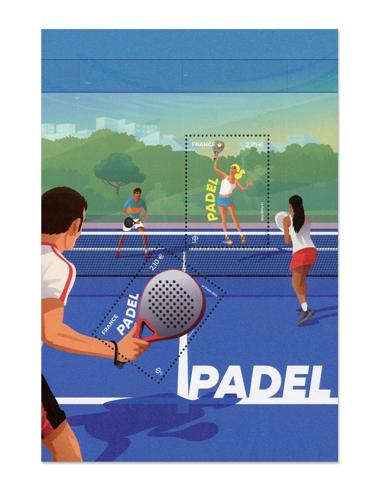 n° F5895 - Timbre FRANCE Poste (PADEL)