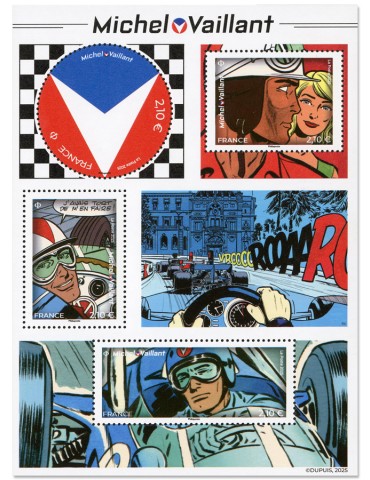 n° F5897 - Timbre FRANCE Poste (BLOC MICHEL VAILLANT)