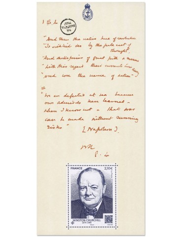 n° 230 - Timbre FRANCE Blocs souvenirs (WINSTON CHURCHILL)