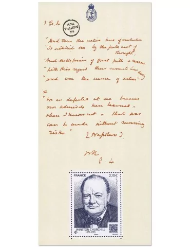 n° 230 - Timbre FRANCE Blocs souvenirs (WINSTON CHURCHILL)