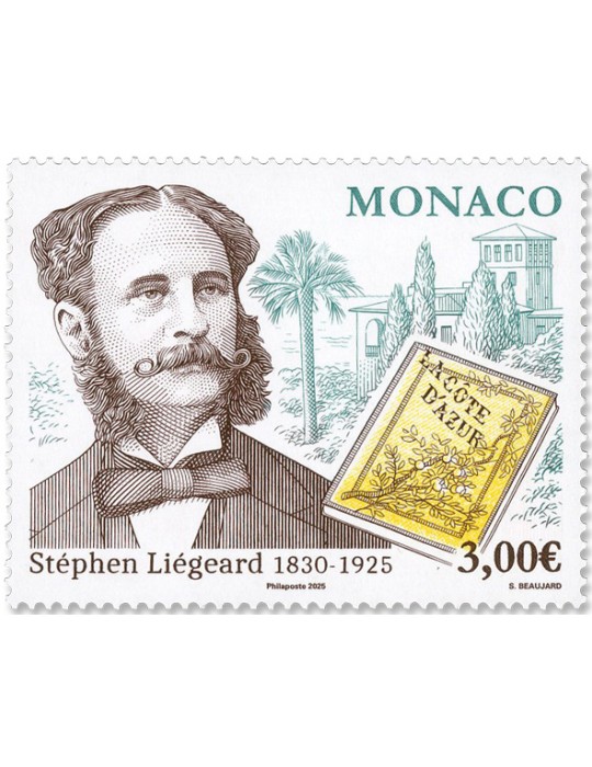 n° 3511 - Timbre MONACO Poste (100 ANS DE LA DISPARITION DE STEPHEN LIEGARD - 14 25 428)