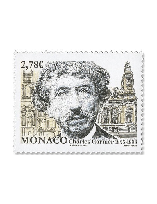 n° 3518 - Timbre MONACO Poste (200 ANS DE LA NAISSANCE DE CHARLES GARNIER - 14 25 424)