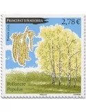 n°935 - Timbre ANDORRE Poste (PEUPLIER)