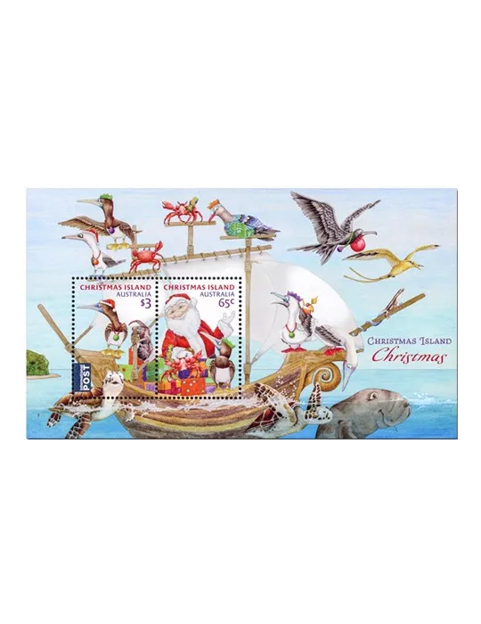 n° 81 - Timbre CHRISTMAS (ILE) Blocs et feuillets