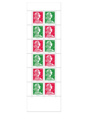 n° 1537 (n° 5926/5928) - Timbre France Carnets Divers (CARNET 70 ANS MARIANNE DE MULLER) 2