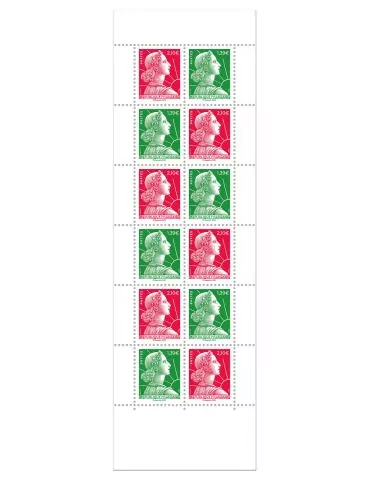 n° 1537 (n° 5926/5928) - Timbre France Carnets Divers (CARNET 70 ANS MARIANNE DE MULLER) 2