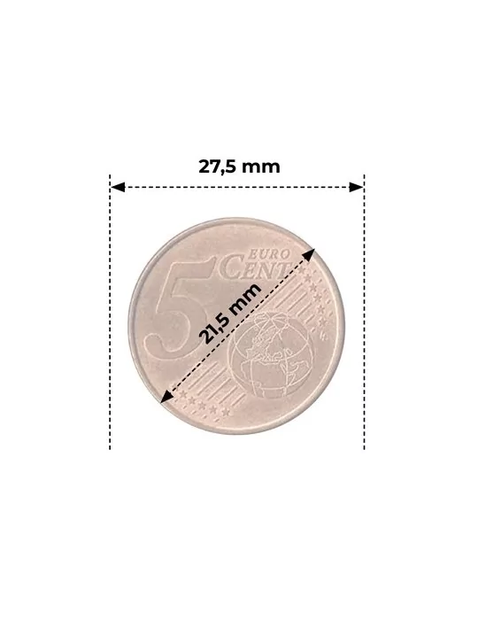 CAPSULES : 21.5 mm - POUR 5 CENT