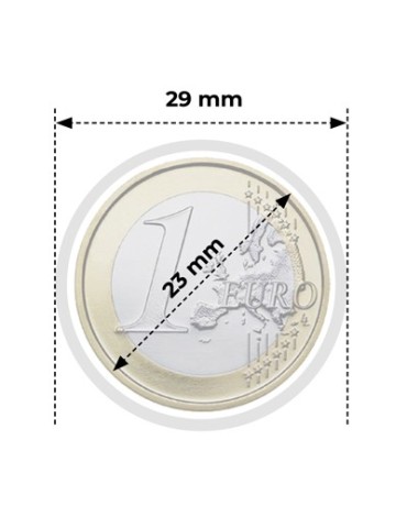 CAPSULES : 23 mm - POUR 1 EURO