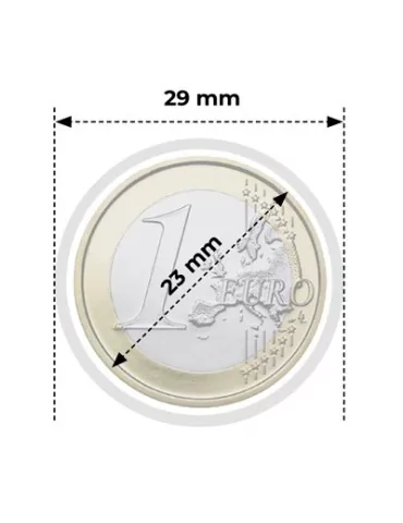 CAPSULES : 23 mm - POUR 1 EURO