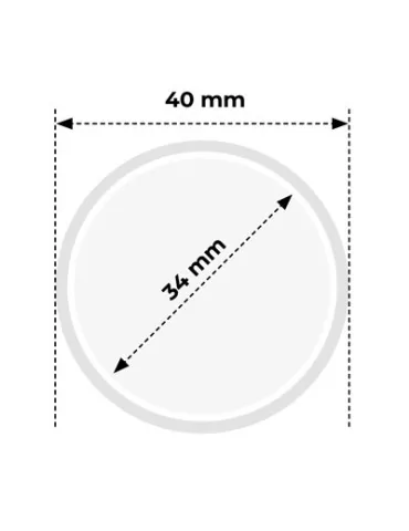 CAPSULES : 34 mm - POUR MEDAILLES SOUVENIRS 2
