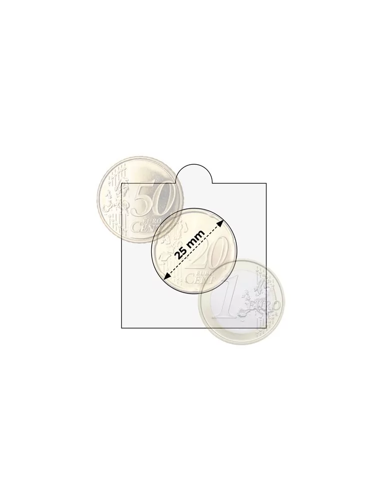 ETUIS DE PROTECTION : 25 mm - AUTO-COLLANTS