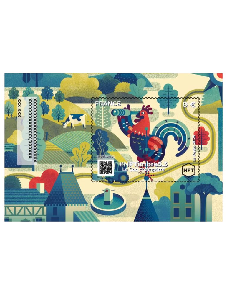 n° 7.3 - Timbre FRANCE Timbres Crypto