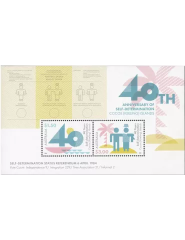 n° 32 - Timbre COCOS (ILES) Blocs et feuillets