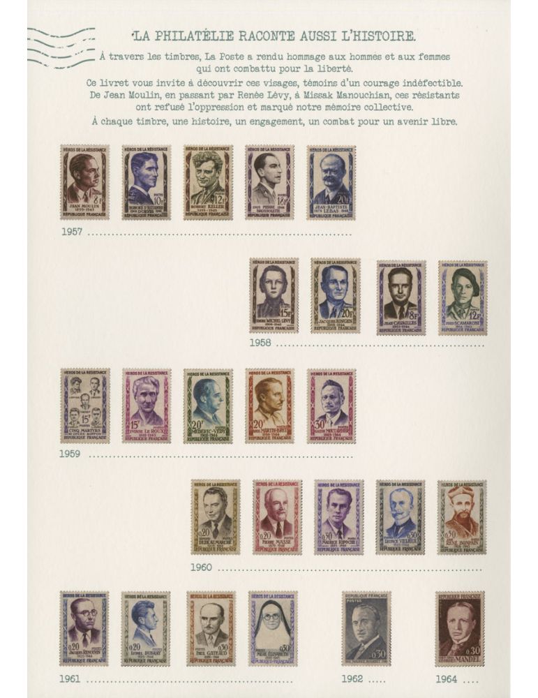 France : Livret Mémoire Postale