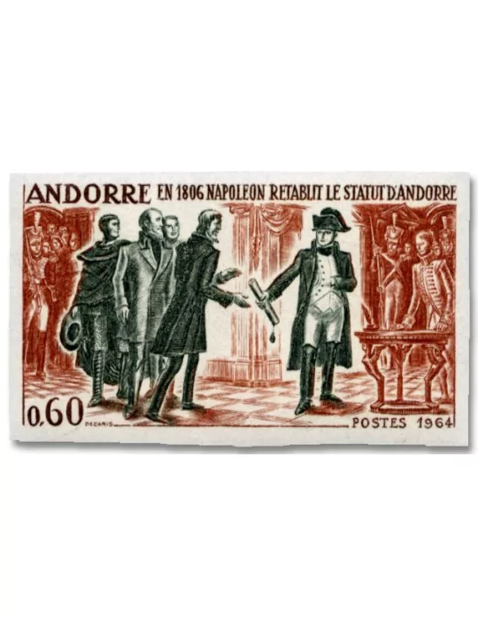 n° 168** ND - Timbre ANDORRE FRANCAIS Poste