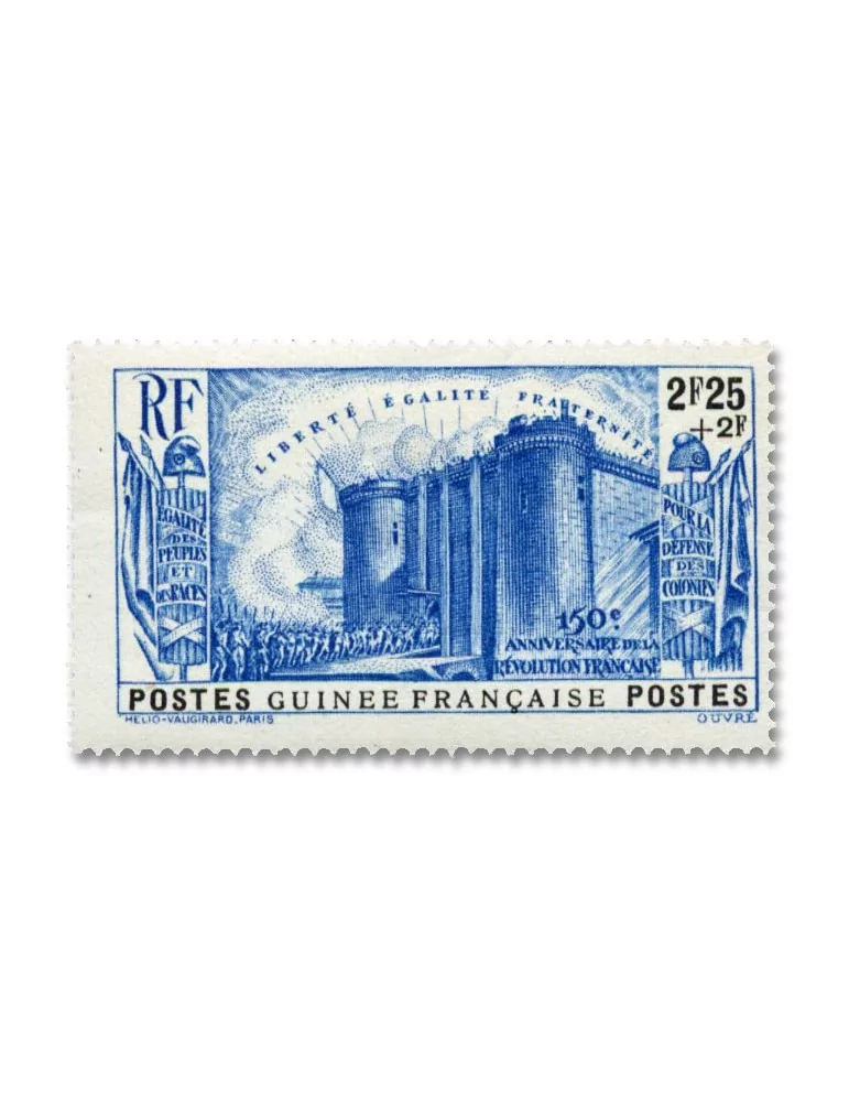 n° 153/156** + n° 157* - Timbre GUINEE Poste