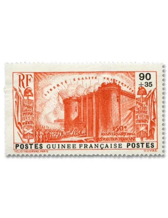 n° 153/156** + n° 157* - Timbre GUINEE Poste