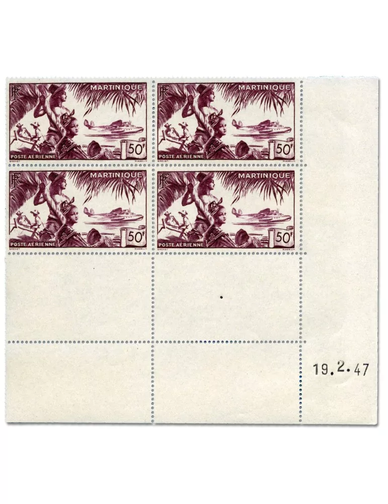 n° 13/15** - Timbre MARTINIQUE Poste Aerienne