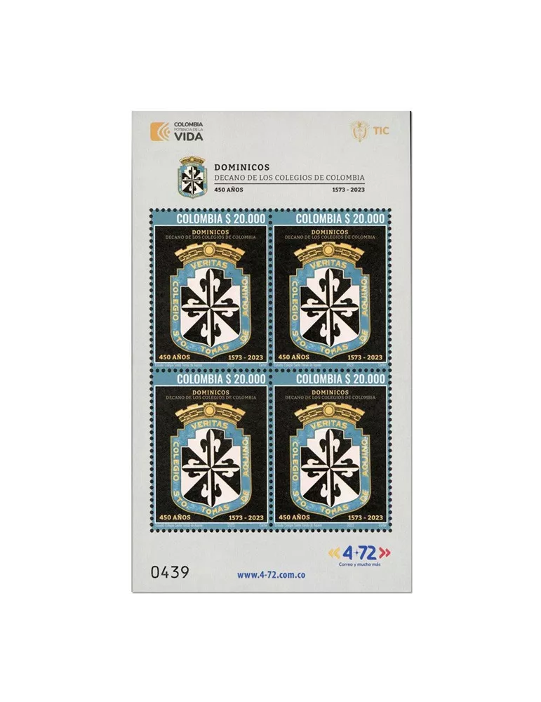 n° 2653 - Timbre COLOMBIE Poste