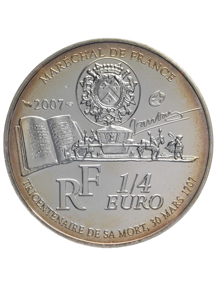 FRANCE : Monnaie 1/4 Euro VAUBAN (2007)