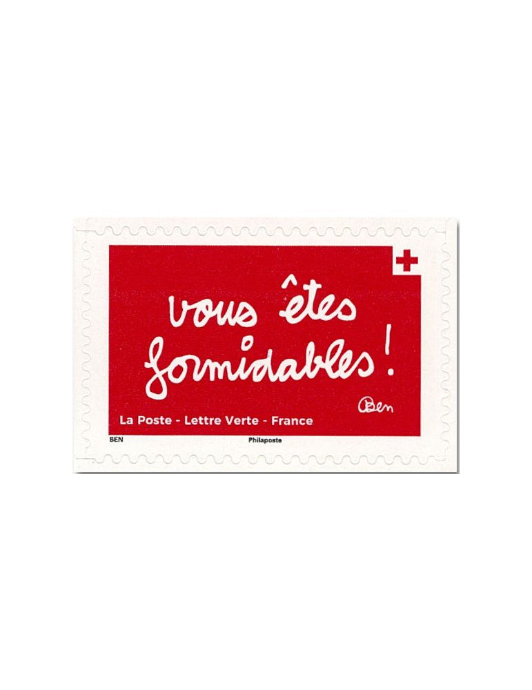 n° 2065 - Timbre France Carnets Croix-Rouge (2021) (BC1979)