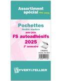 Assortiment de pochettes (double soudure) : 2025-2e sem. (Jeux Autoadhésifs)
