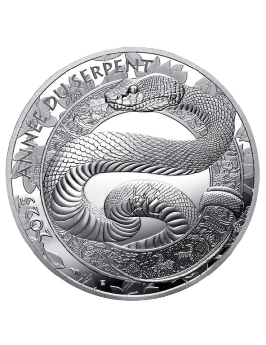 10 EUROS ARGENT - ANNEE DU SERPENT (2025)