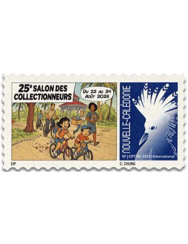 n° 1486/1487 - Timbre Nelle Calédonie Poste (Cagou : L’OPT au Salon des Collectionneurs) 2