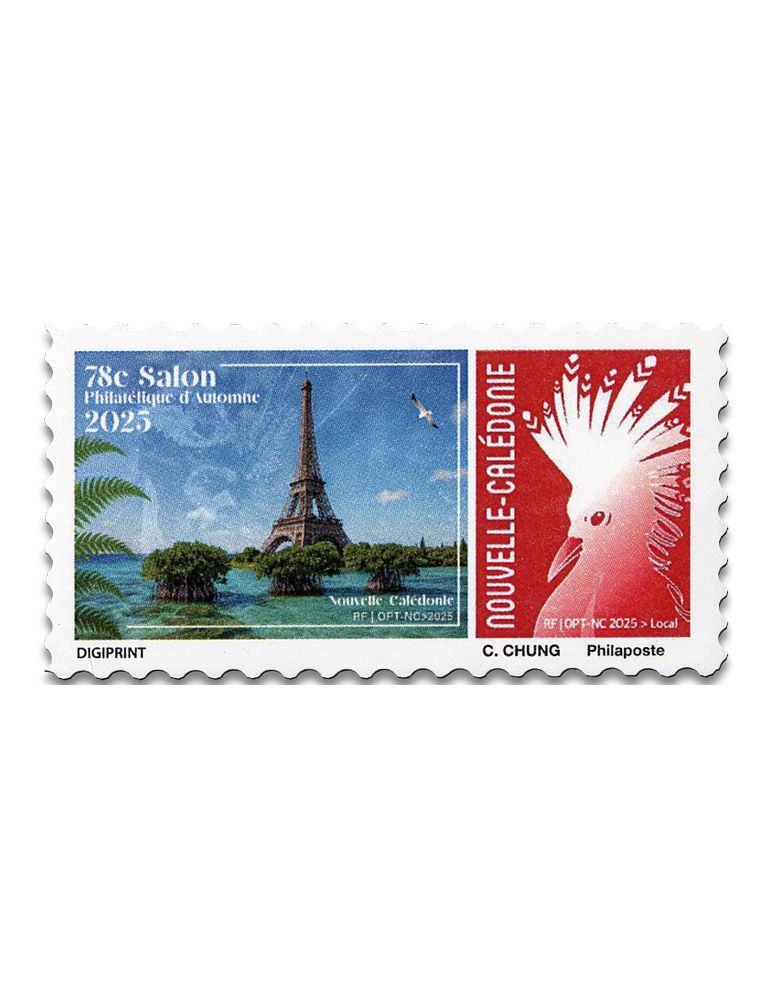 n° 1491/1492 - Timbre Nelle Calédonie Poste (Cagou : 78e salon philatélique d'automne)