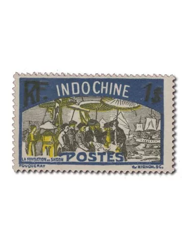 n° 145* - Timbre INDOCHINE Poste
