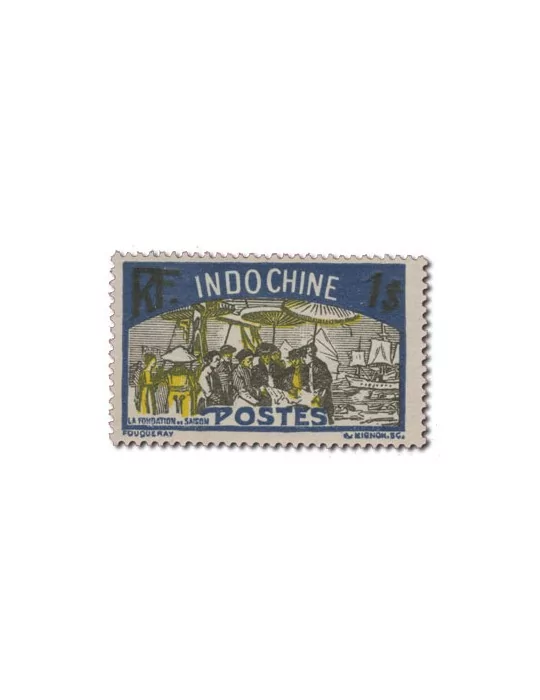 n° 145* - Timbre INDOCHINE Poste