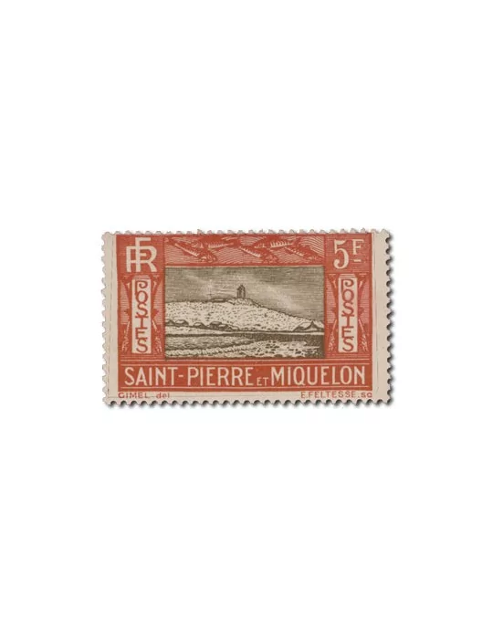 n° 157* - Timbre SAINT-PIERRE ET MIQUELON Poste