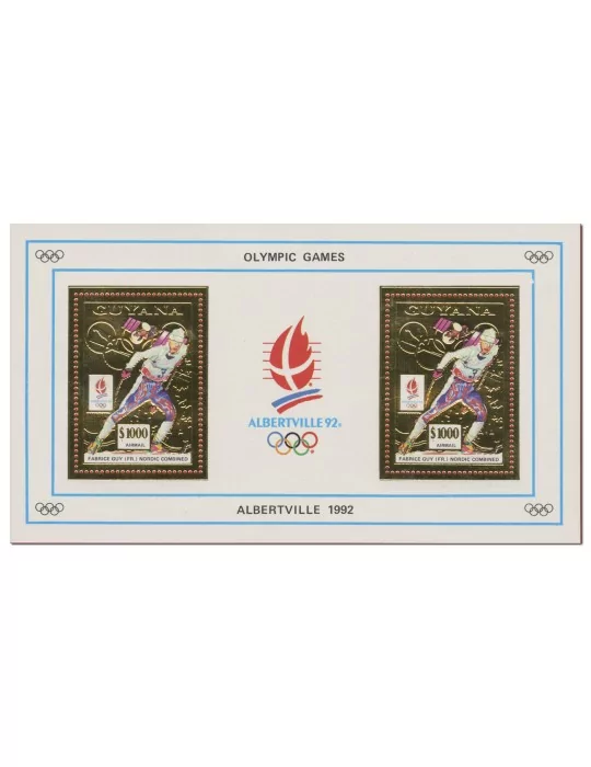 n° 26/27** - Timbre GUYANA Poste Aerienne