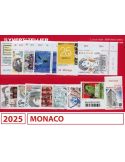n° 3470/3569 - Timbre Monaco Année complète (2025)