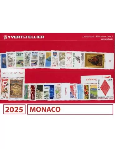 n° 3470/3569 - Timbre Monaco Année complète (2025) 2