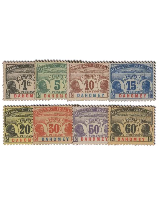 n° 1/8* - Timbre DAHOMEY Taxe