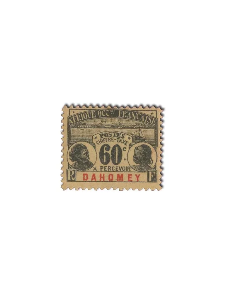 n° 1/8* - Timbre DAHOMEY Taxe