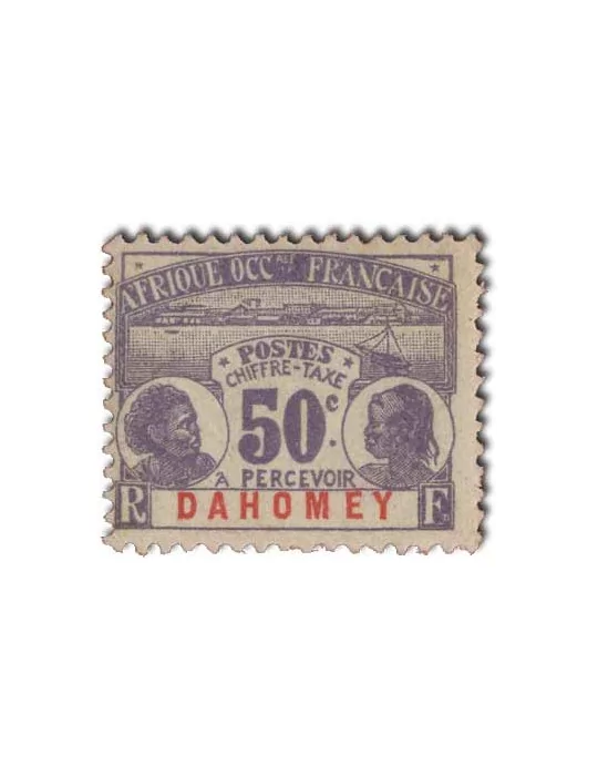 n° 1/8* - Timbre DAHOMEY Taxe