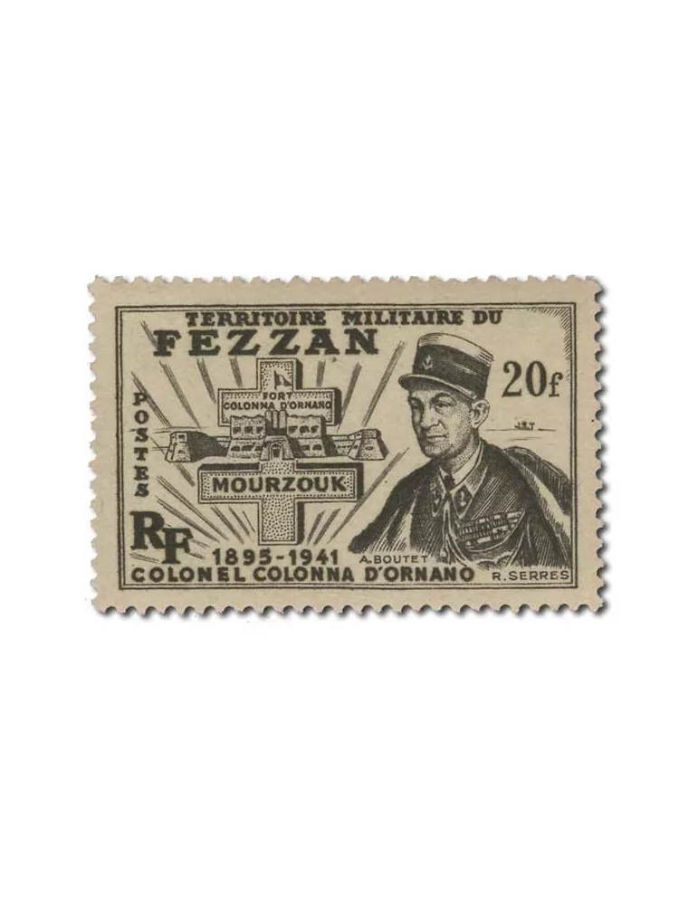 n° 43/53* - Timbre FEZZAN Poste