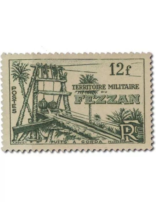 n° 43/53* - Timbre FEZZAN Poste