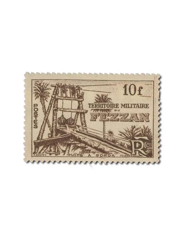 n° 43/53* - Timbre FEZZAN Poste