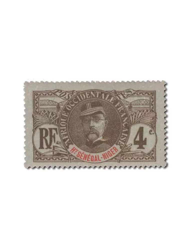 n° 1/17* - Timbre HAUT SENEGAL ET NIGER Poste
